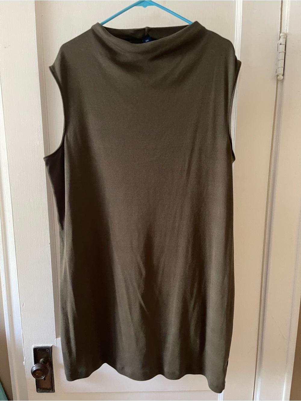 Old Navy Olive Green Cowl Neck sleeveless dress